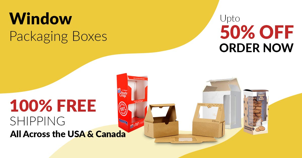 Custom Window Packaging Boxes Wholesale [Get A Quick Quote]