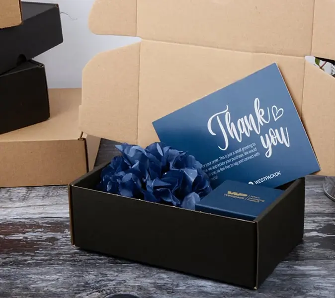 pr packages thank you card