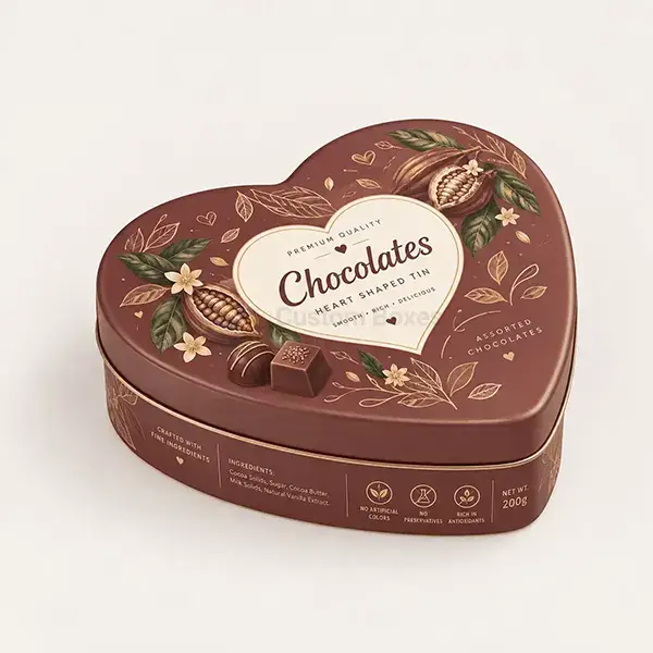 Custom Chocolate Tin Boxes