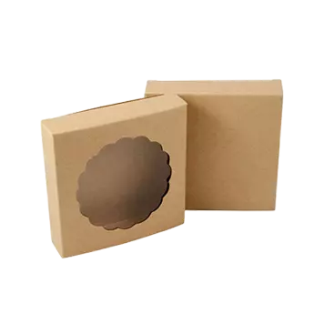 Kraft Cookie Boxes with Window - Custom Boxes Lane