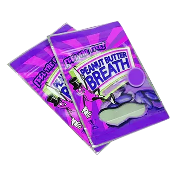 Peanut butter breath mylar bags - Custom Boxes Lane