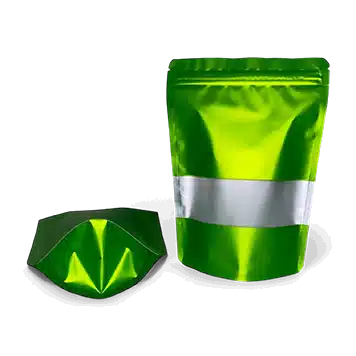 Custom Printed Green Mylar Bags