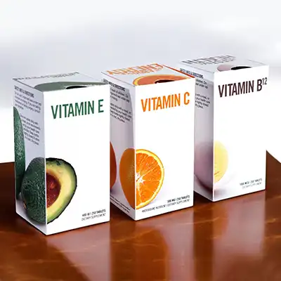 Custom Printed Vitamin Boxes