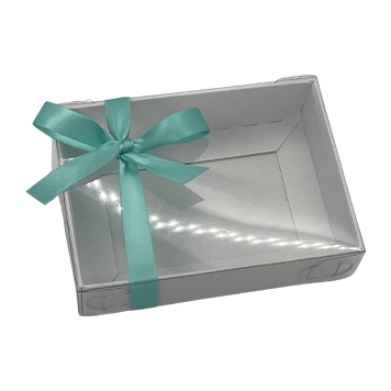 custom transparent lid gift boxes