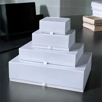 Custom Printed White Rigid Boxes