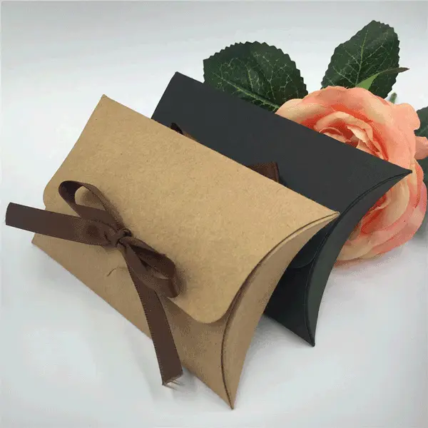 black pillow boxes wholesale