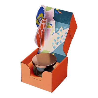 Candle Box with Insert boxes printed