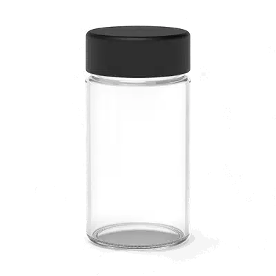 Custom 80mm Glass Roll Jar