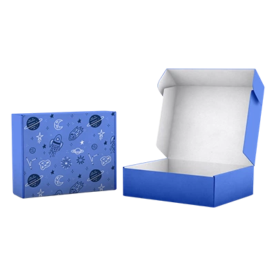 Custom Blue Mailer Boxes