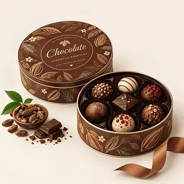 Custom Chocolate Tin Boxes