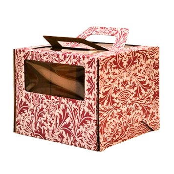 Custom Corrugated Cake Boxes with Window - Custom Boxes Lane