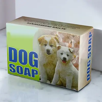 custom dog soap pacakging boxes