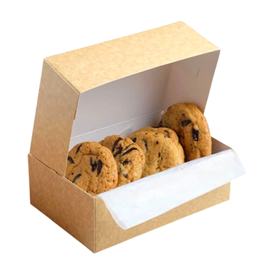 custom kraft cookie packaging boxes