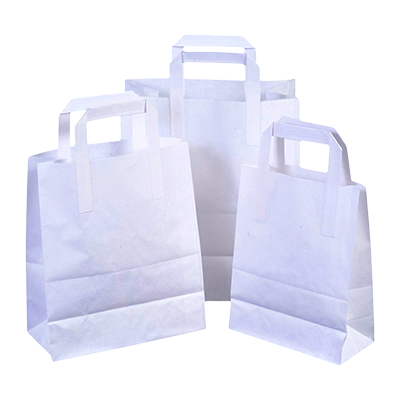 White paper bags