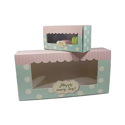 Custom Window Dessert Packaging Boxes