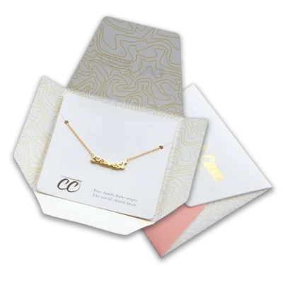 Custom Necklace Packaging Cards Wholesale
