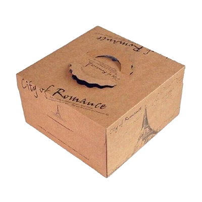 printed kraft cake packaging boxes