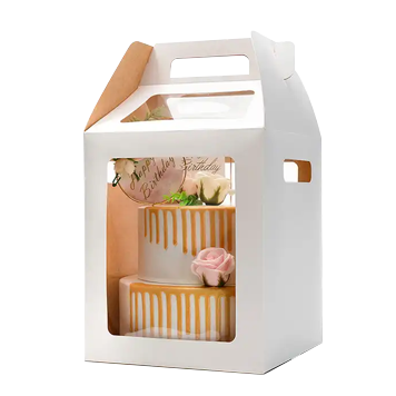 small cake boxes with window customboxeslane