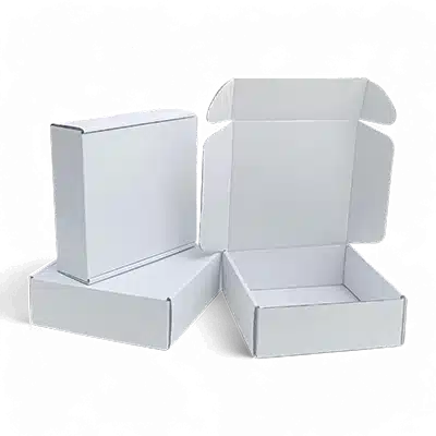 white mailer boxes