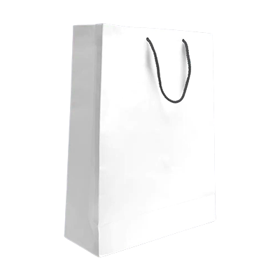 White paper bags